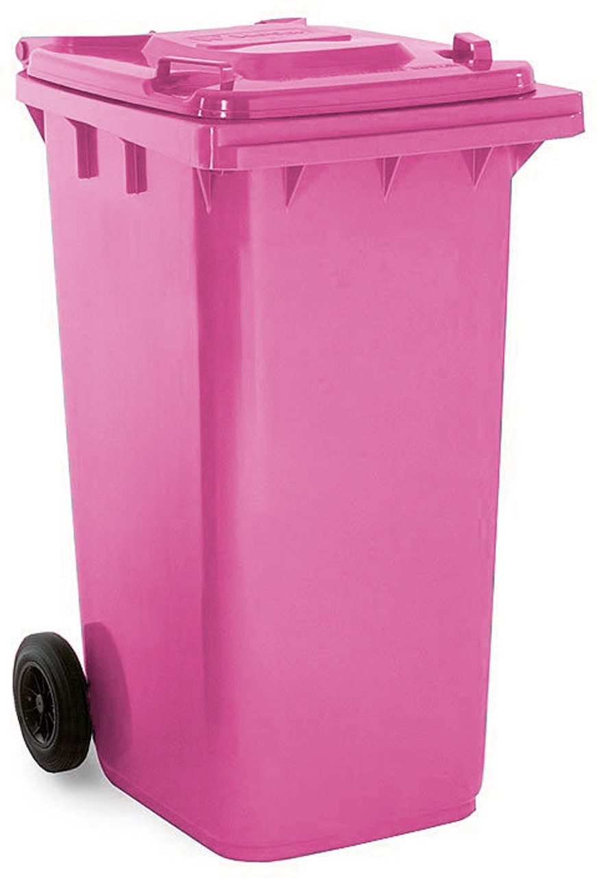 Pink 240 Litre Wheelie Bin