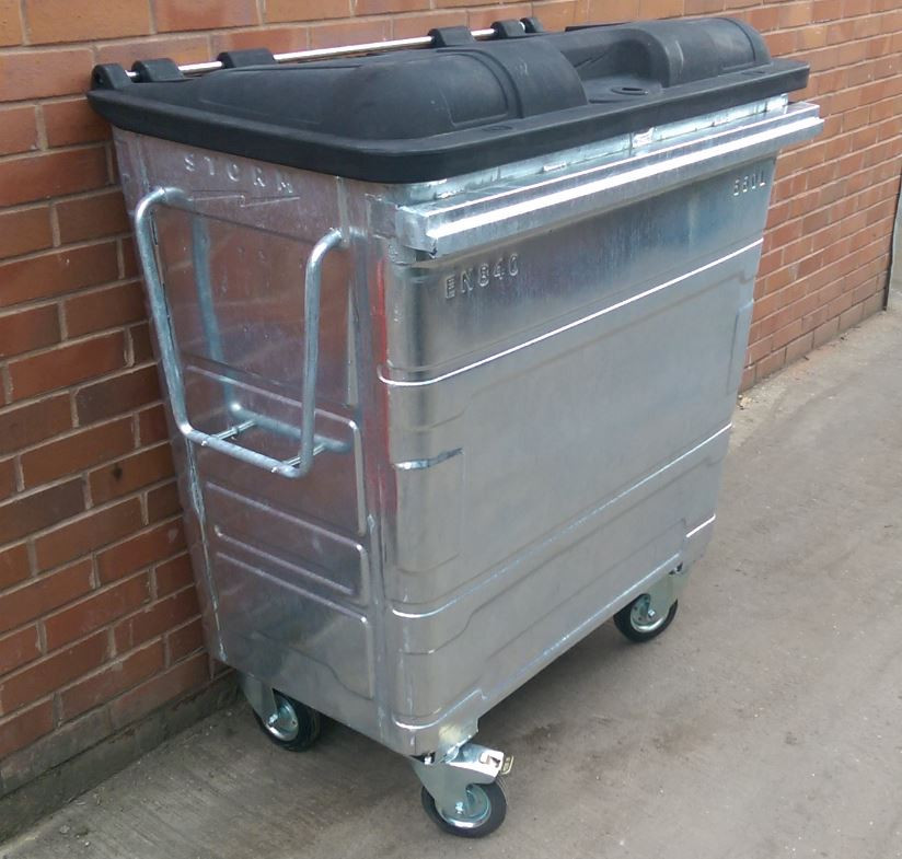 660 Litre Metal Wheelie Bin Wheelie Bin Warehouse