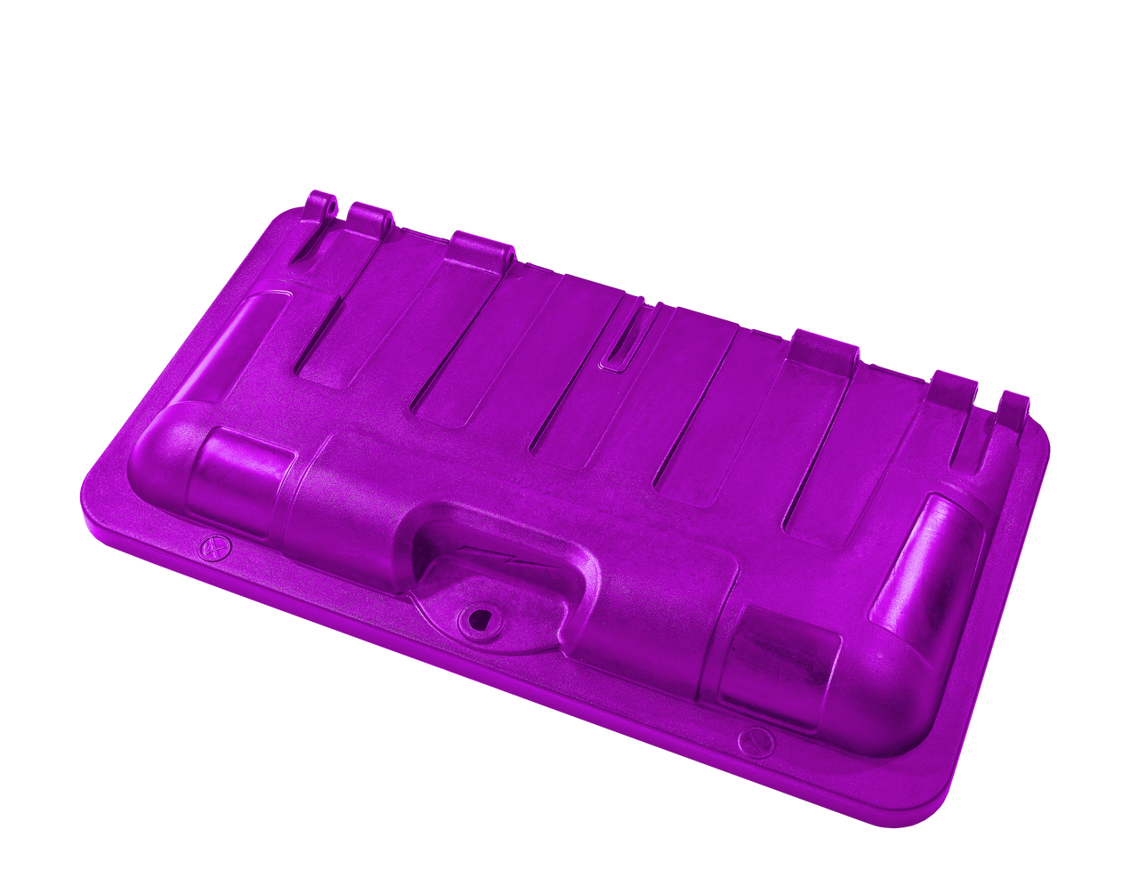 Purple Plastic Wheelie Bin Lid