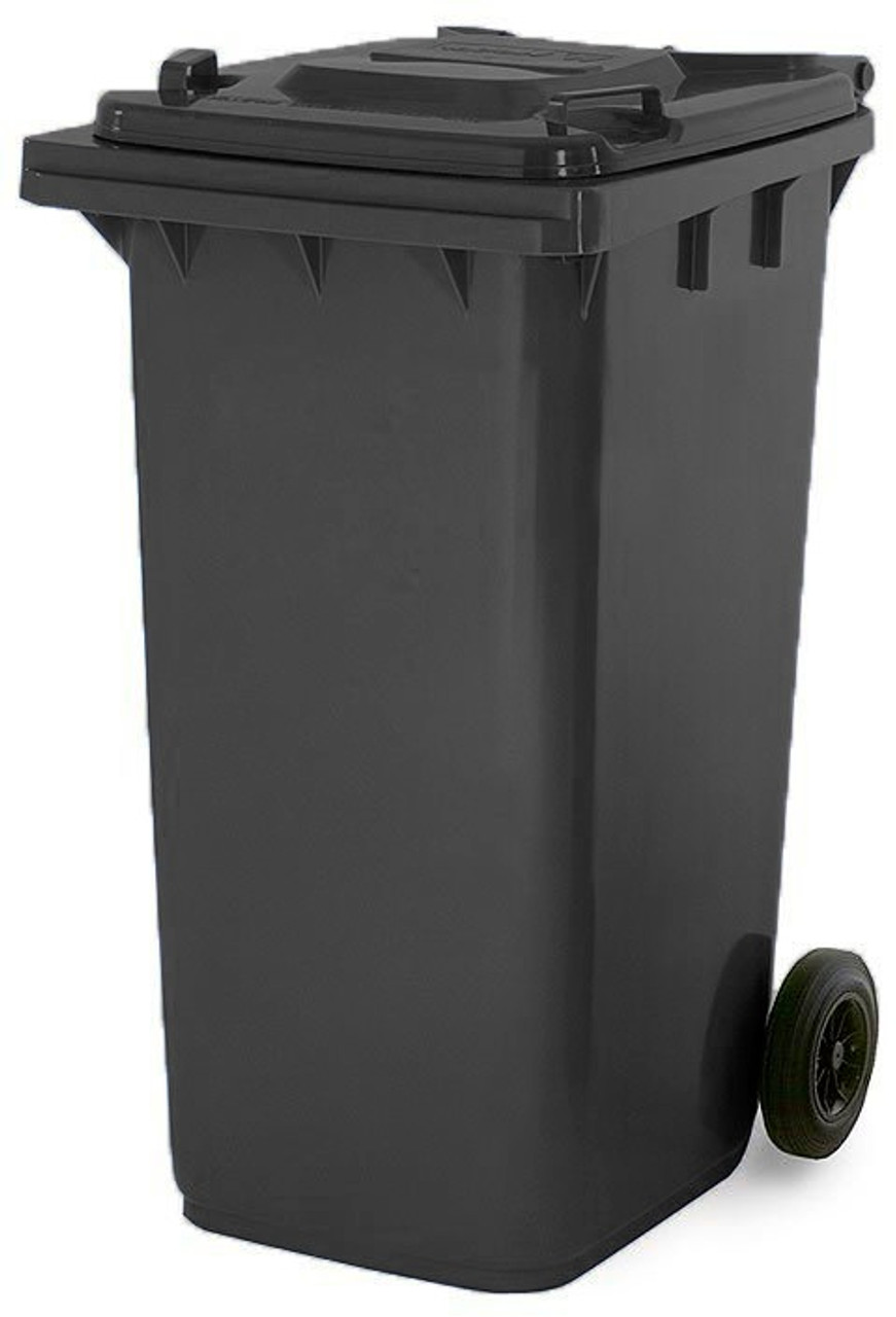 Black Wheelie Bin - 180 Litre - WB180BLA