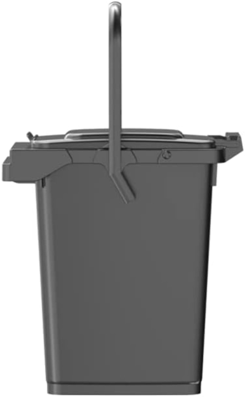 Waste & Recycling Caddy Bin - 25 Ltr - Black - Side