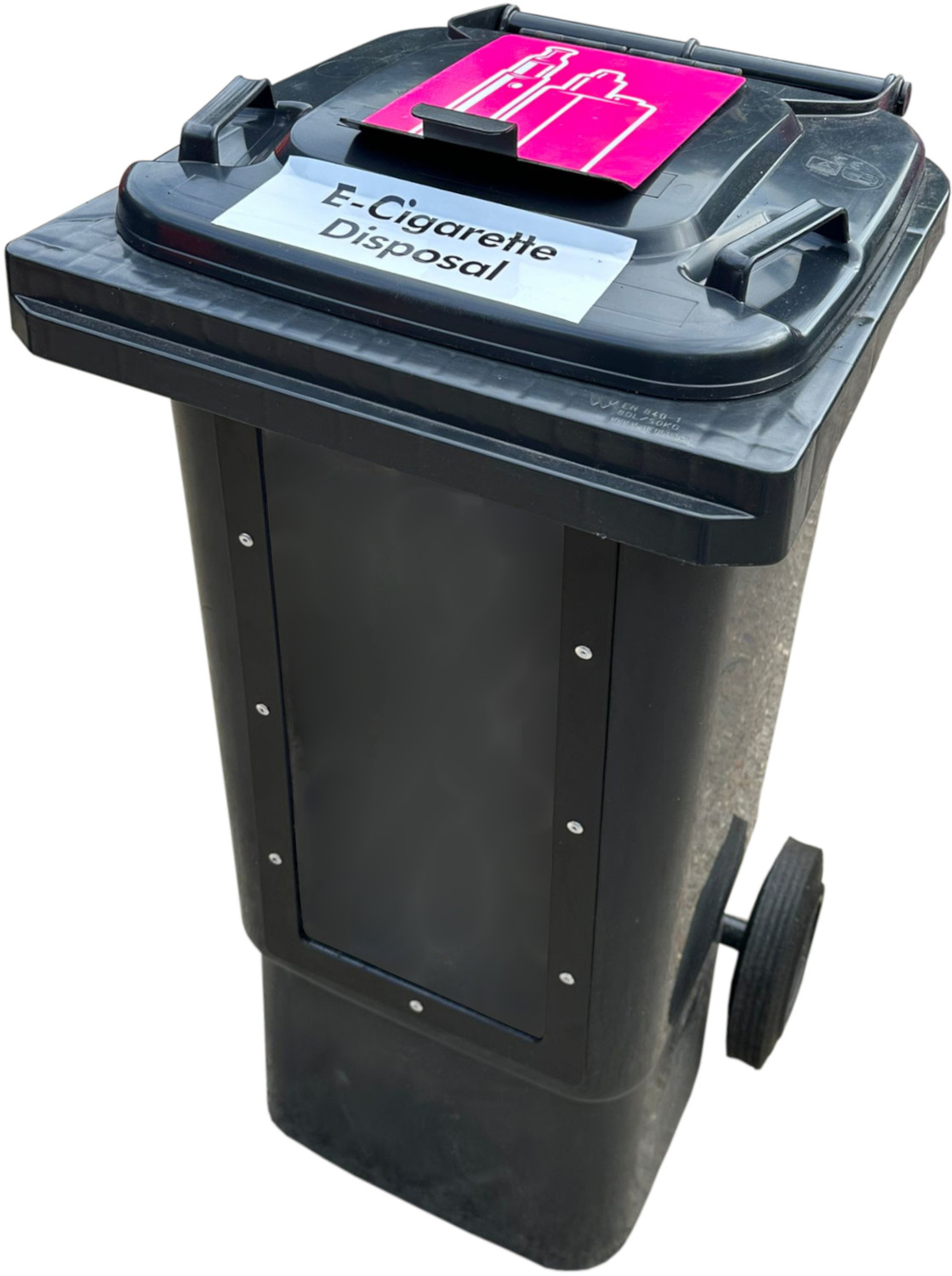 Wheelie Bin - E-Cig Recycling Bin - 80 Ltr