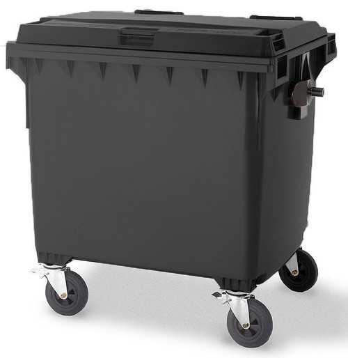 Black Wheelie Bin - 1100 Litre - WB1100BLA