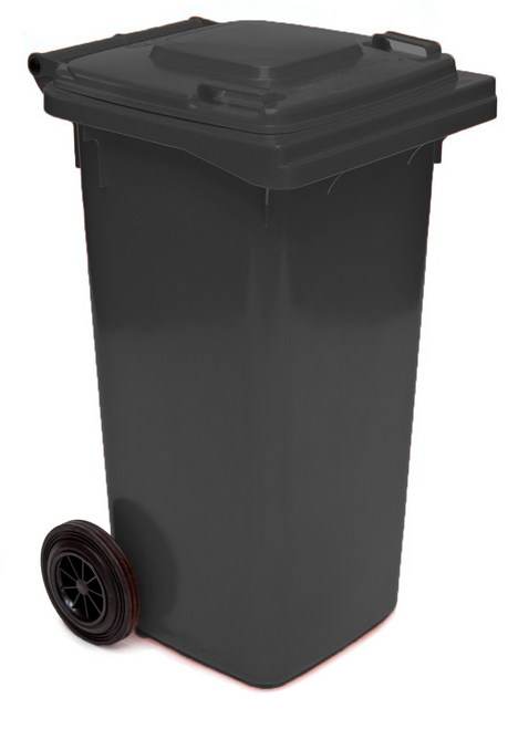 Black Wheelie Bin - 140 Litre - WB140BLA