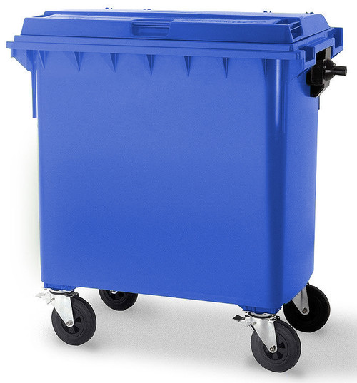 Blue Wheelie Bin - 660 Litre - WB660BLU