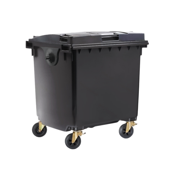 Black Wheelie Bin - 1100 Litre - WB1100BLA Black Wheelie Bin - 1100 Litre - WB1100BLA