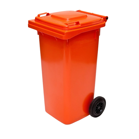 Orange Wheelie Bin - 120 Litre - WB120ORA Orange Wheelie Bin - 120 Litre - WB120ORA