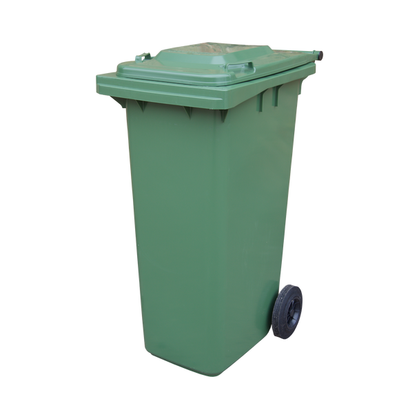 Green 180 Litre Wheelie Bin