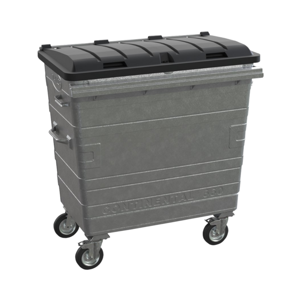 660 Litre Metal Wheelie Bin