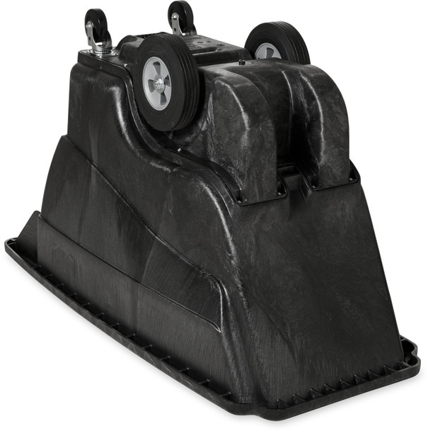 Rubbermaid Tilt Truck - 0.4M³ - Heavy-Duty - FG9T1400BLA - Upside Down to Display Wheels
