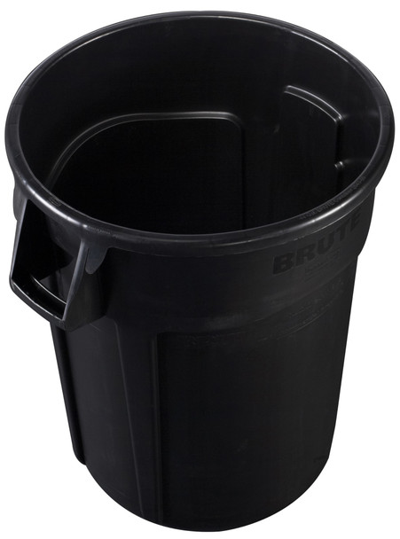 Rubbermaid BRUTE Container - 166.5 Ltr - Black - Overhead