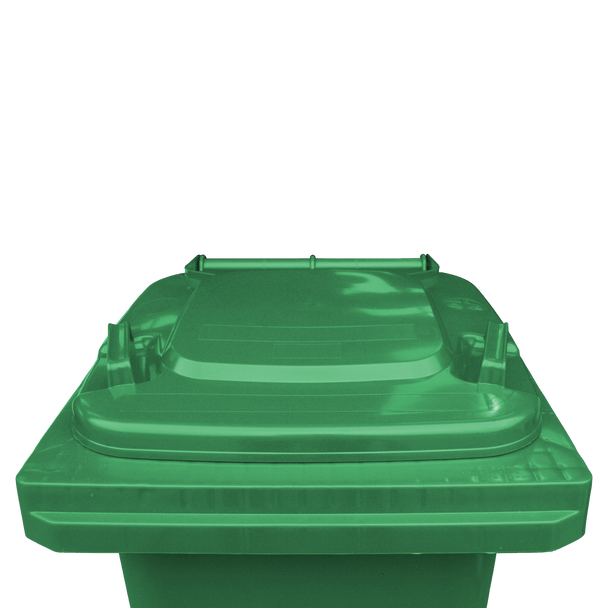Green Wheelie Bin - 80 Litre Lid Closed