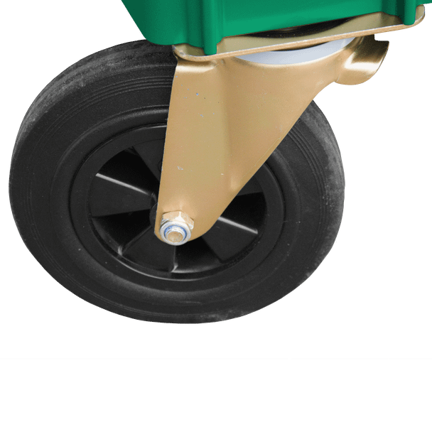 Moss Green Wheelie Bin - 1100 Litre - Wheel
