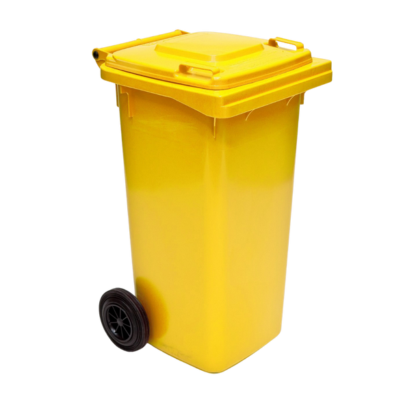 Yellow Wheelie Bin - 140 Litre - WB140YEL