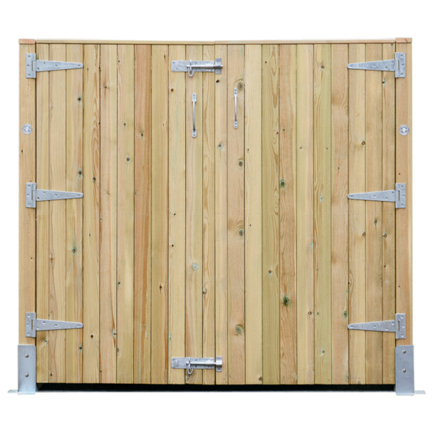 WC-1100L-TGV - Whalley Commercial Wheelie Bin Store - 660 Ltr & 1100 Ltr