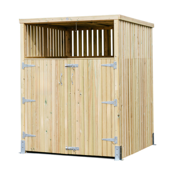 WCR-1100L-TGV - Whalley Commercial Wheelie Bin Store with Roof - 660 Ltr & 1100 Ltr