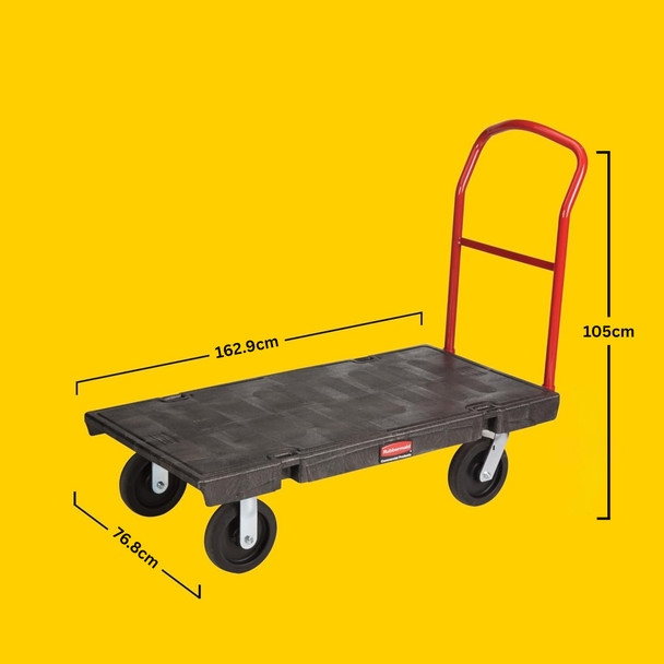 Image Showing the Platform Truck's Dimensions