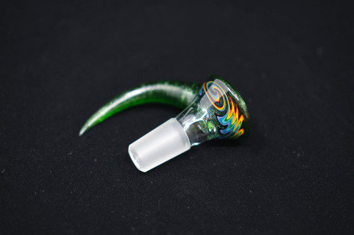 Green Rainbow Wig Wag 4 Hole Slide 18mm