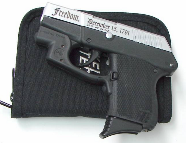 Keltec P3AT .380 with Crimson Trace