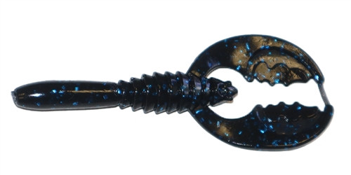 Ned Craw Black Blue Glitter 3"