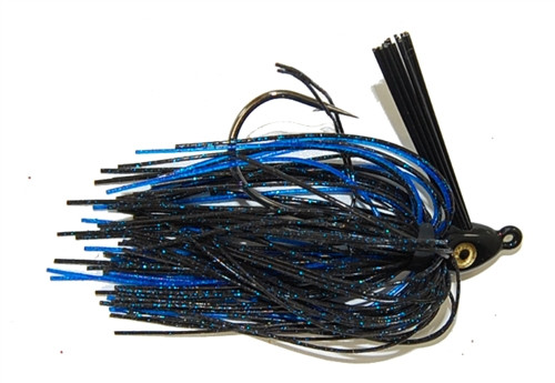 Heavy Cover Swim Jig Black Blue 1/2 oz - Image 1