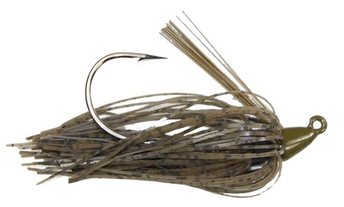 Southern Swim Jig 3/16 Green Pumpkin - Image 1