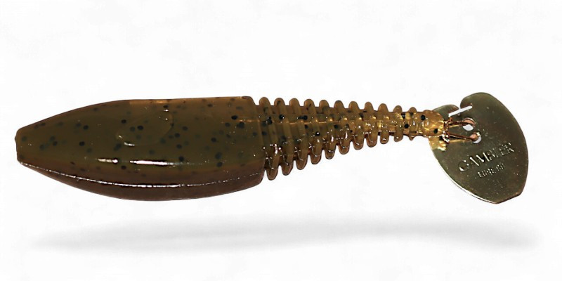 EZ Shaker Green Pumpkin Gold Tail - Image 1