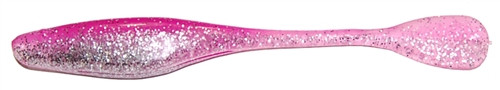 6" Flapp'n Shad Pink Hologram - Image 1