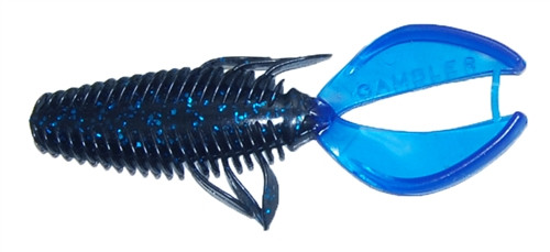 Super Stinger Black Blue Glitter Blue Tail