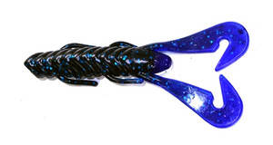 Burner Craw Black Blue Glitter Blue Tail Burner Craw Black Blue Glitter Blue Tail