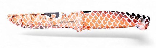 4" Evolution Bait Knife Red Fish