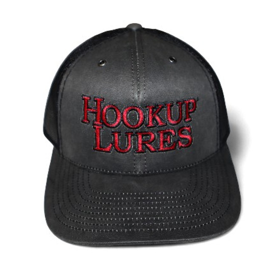 Hookup Lures Black Logo Hat