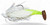 EZ Shaker Swim Jig White Chartreuse Silver Tail