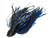 Double Weedguard Jig 1oz Black Blue