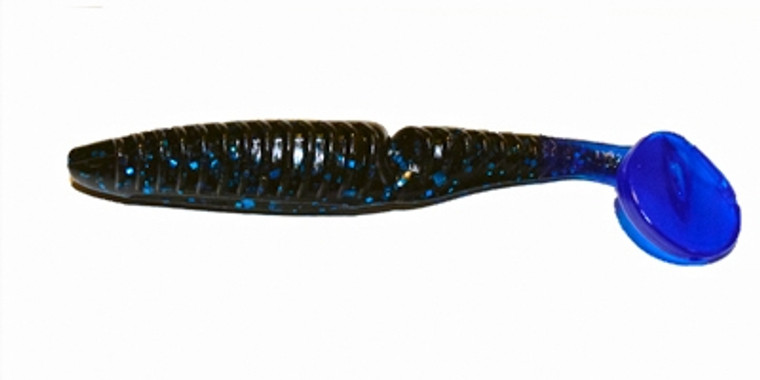 EZ Vibez 3.75" Black Blue Tail