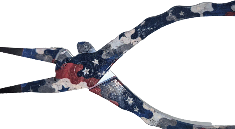 LIMITED 7.5" Aluminum Pliers Stars and Stripes Camo