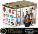 Decaf Flavored Coffee Single-Serve Cups Variety Pack Sampler