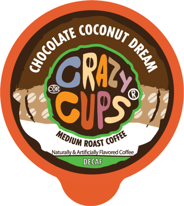 Decaf Chocolate Coconut Dream Flavored Coffee Pods