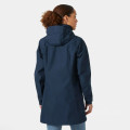 Helly Hansen's Women's Aden Long Raincoat in Navy