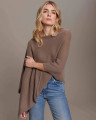 Alashan Cashmere 4-in-1 Cashmere Dress Topper in Truffle
