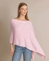 Alashan Cashmere Cotton Cashmere Blend Topper Poncho