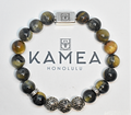 Ho'okele Bracelet 10 mm Yellow/Blue Tiger Eye
