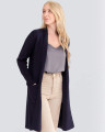 Alashan Cashmere Cotton Cashmere Sarah Shawl Collar Jacket in Abyss 