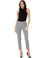 Krazy Larry Pull-On Ankle Pants in Mini Houndstooth 