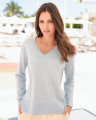 Alashan Cashmere Cotton Cashmere West Palm Pullover in Rain