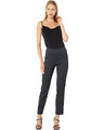 Krazy larry Pull-On Ankle Pants in Black Ash
