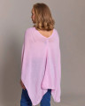 Alashan cashmere  Cashmere Draped Dress Topper in Beach Pink