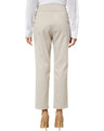 Krazy Larry Pull-On Pique Ankle Pants in Stone