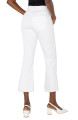 Liverpool Los Angeles Women's The Gia Glider® Crop Flare With Fray Hem