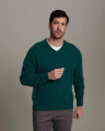 Alashan Cashmere Men's 100% Cashmere Classic V-Neck Pullover